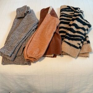 Madewell Women's Sweater Collection - Gray, Orange, Brown, Black, Cream